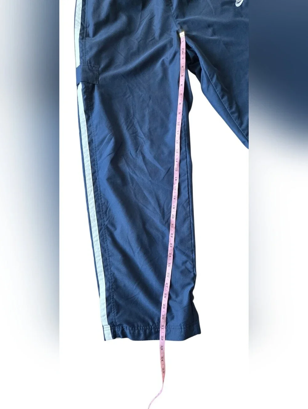 Vintage 90s Nike Mens XL Navy Blue Mesh Track Pants